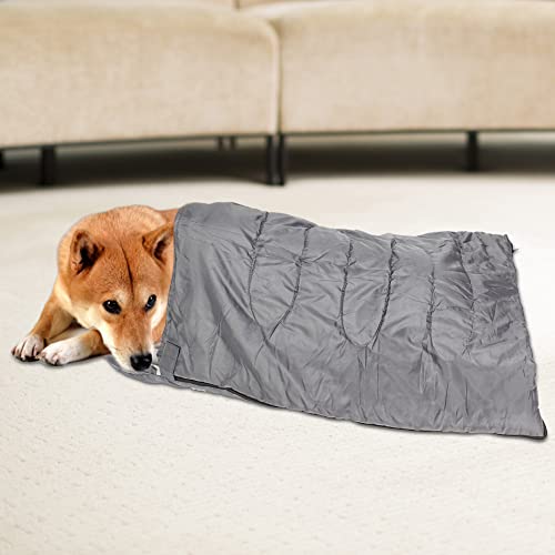 Saluaqui Haustier-Schlafsack, Polyester-Haustier-Schlafsack, für Camping-Hunde, Wandern, Katzen von Saluaqui
