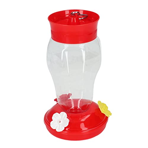 Saluaqui Lecksicherer Garten -Kolibri -Feeder mit 3 Blumenhäfen und Eisenhaken für den Gebrauch Im Freien (Typ 2) von Saluaqui