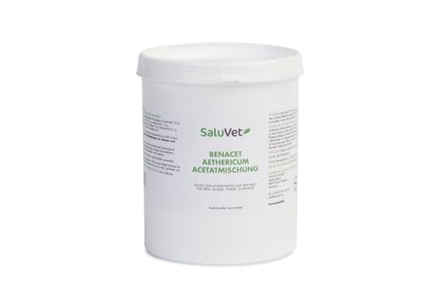 Saluvet Benacet aethericum Acetatmischung | 650 g | Freiverkäufliches Arzneimittel zur Anwendung auf der Haut für Pferde, Rinder, Schweine | Kann bei Entzündungen unterstützen von Saluvet