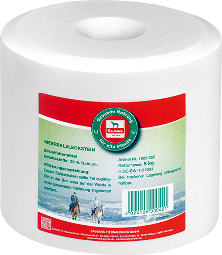Salvana Meersalzleckstein 5kg Das Meer im Stall Salvana Meersalzleckstein 5kg Das Meer im Stall von Salvana