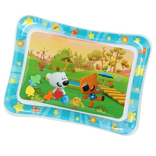 Salyeeluly Katzen Wasserbett | Faltbares Hunde Wasserkissen | Stabiles Haustier Zubehör Aufblasbare Krabbeldecke Für Wohnzimmer Schlafzimmer Outdoor Indoor Reise Familie Alle Altersklassen von Salyeeluly