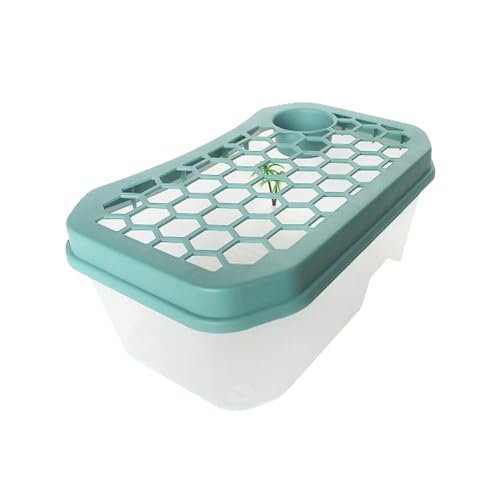 Salyeeluly Turtle Habitat | Kleiner Reptilien-Lebensraum | Kleiner Schildkröten-Tank-Starter mit Deckel | Multifunktionaler Sonnenbereich für kleine Reptilien Salyeeluly Turtle Habitat | Kleiner Reptilien-Lebensraum | Kleiner Schildkröten-Tank-Starter mit Deckel | Multifunktionaler Sonnenbereich für kleine Reptilien von Salyeeluly