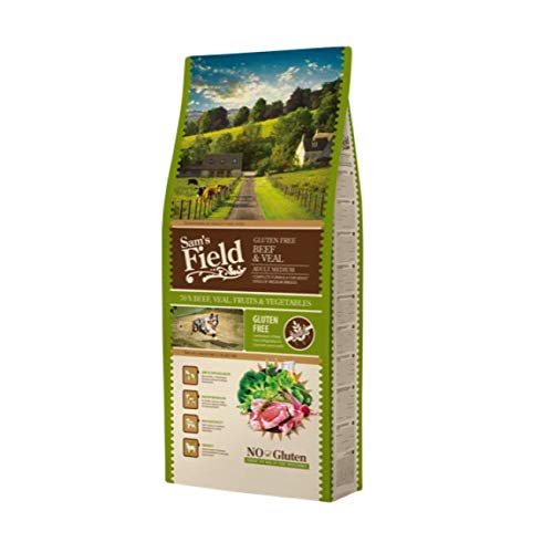 Sam's Field Glutenfrei, Adult Medium, Rind und Kalb 13 kg Sam's Field Glutenfrei, Adult Medium, Rind und Kalb 13 kg von Sam's Field