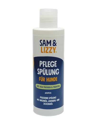 SAM & LIZZY Pflege Spülung für Hunde I Hunde Conditioner I Fellpflege Hund I Geeignet für alle Rassen Langhaar & Kurzhaar I Für geschmeidiges und leicht kämmbares Fell SAM & LIZZY Pflege Spülung für Hunde I Hunde Conditioner I Fellpflege Hund I Geeignet für alle Rassen Langhaar & Kurzhaar I Für geschmeidiges und leicht kämmbares Fell von Sam & Lizzy