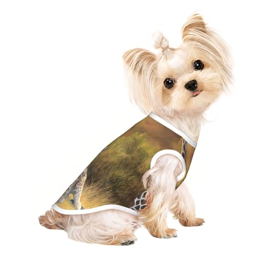 L Pet T-Shirt, atmungsaktiv, ärmellos, Giraffe, Mama und Baby, bedruckt, für kleine bis mittelgroße Katzen, Welpen, Yorkie, Dackel, Französische Bulldogge L Pet T-Shirt, atmungsaktiv, ärmellos, Giraffe, Mama und Baby, bedruckt, für kleine bis mittelgroße Katzen, Welpen, Yorkie, Dackel, Französische Bulldogge von SamLng