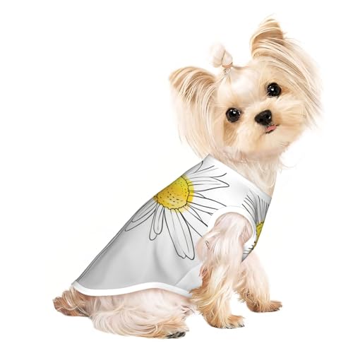 M Pet atmungsaktives ärmelloses T-Shirt mit Blumendruck, kleine bis mittelgroße Katzen, Welpen, Yorkie, Dackel, Französische Bulldogge M Pet atmungsaktives ärmelloses T-Shirt mit Blumendruck, kleine bis mittelgroße Katzen, Welpen, Yorkie, Dackel, Französische Bulldogge von SamLng