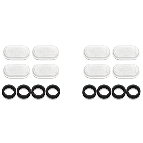 SameeHome 16 Wasserbrunnenfilter für Katzen, Ersatzfilter für Hunde, Wasserbrunnen für Haustiere, 67/2 l, Edelstahl SameeHome 16 Wasserbrunnenfilter für Katzen, Ersatzfilter für Hunde, Wasserbrunnen für Haustiere, 67/2 l, Edelstahl von SameeHome