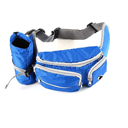 Samine Hundeleckerli-Taschen Trainingstasche mit Flaschenhalter, Blau von Samine