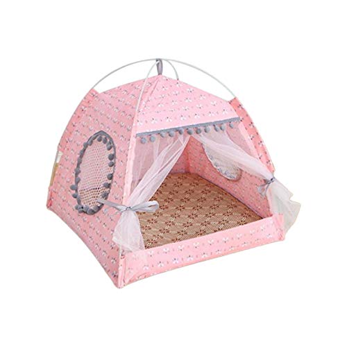 Sommer-Haustier-Zelt, faltbar, für Hunde, waschbar, 38 x 36 x 27 cm von Samine