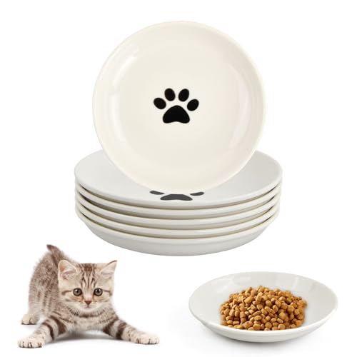 Samlonge 6 Stück Katzennapf Keramik, Katzennapf Flach, Futternapf Katze, 5,9 Zoll Katzenteller, Katzen Napf, Katzenfressnapf, Futternäpfe für Katzen und Hunde, Katzennäpfe für Futter und Wasser Samlonge 6 Stück Katzennapf Keramik, Katzennapf Flach, Futternapf Katze, 5,9 Zoll Katzenteller, Katzen Napf, Katzenfressnapf, Futternäpfe für Katzen und Hunde, Katzennäpfe für Futter und Wasser von Samlonge