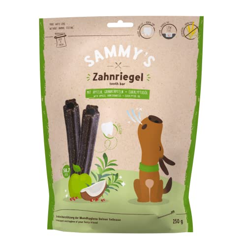 Sammy´s Zahnriegel | Lecker Duftende Kauriegel für Hunde | Zur Unterstützung der Mundhygiene | 1 x 250 g von bosch TIERNAHRUNG
