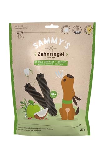 Sammy´s Zahnriegel | Lecker Duftende Kauriegel für Hunde | Zur Unterstützung der Mundhygiene | 1 x 250 g von bosch TIERNAHRUNG