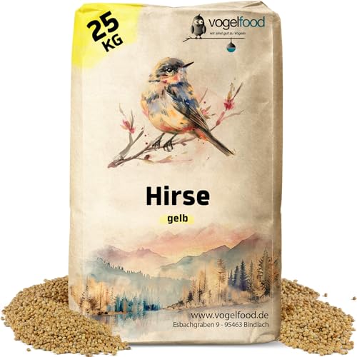 25 kg Hirse gelb Vogelfutter - Wellensittichfutter - Kanarienfutter von Samore