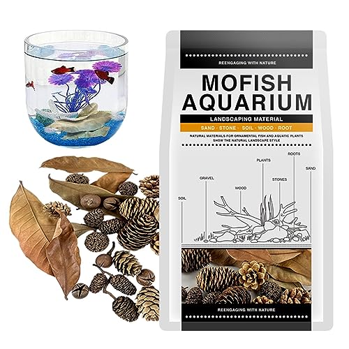 Aquarium-Erlenzapfen – effektiver und sicherer Fischwasseraufbereiter | Aquarien Botanicals – flexible Aquarium-Nahrungsquellen, gesunde Aquarium-Dekoration, Zubehör für Süßwassertanks von Samuliy