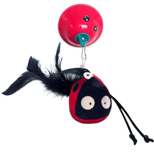 Automatik Katzenspielzeug,Plüsch Spielzeug Mit Zwitschergeräusch Für Kitten - Berührungsaktiviertes Zwitscherndes Zubehör Für Haustiere von Samuliy