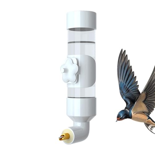 Automatische Vogelwasserflasche – Vogelwasserspender – Haustier-Wasser-Vogelspender – Automatischer Spender für Vogelkäfig | Sittich-Wasserspender für Käfig, Wellensittich-Trinkflasche von Samuliy