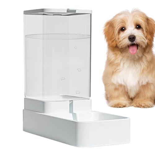 Automatischer Haustier-Futterspender - Hundewasserspender - Automatischer Schwerkraft-Hunde-Katzen-Futterspender - 3,8 l Hund Katze Wasserspender Schwerkraft-Futterspender - Automatischer von Samuliy