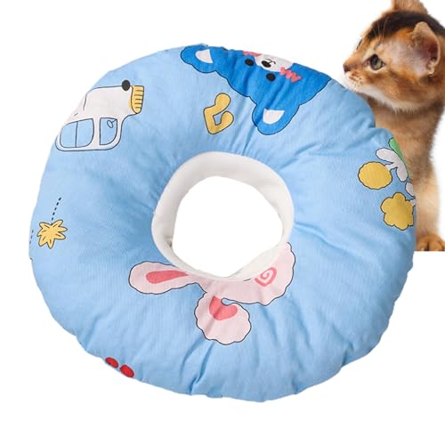 Elizabeth Circle Cat Cone Recovery Collars - Weiche Kegel zur Erholung von Haustieren, bequemes und atmungsaktives Haustierzubehör für Katzen und kleine Hunde Samuliy von Samuliy