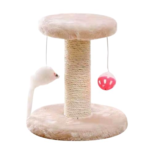 Für Katzen,Sisal Kletterbaum Mit Interaktivem Spielzeug | Möbelschutz Kletterbaum Haustierzubehör Für Sofa Wohnung Und Bett Inklusive Training Zur Verhaltenskorrektur Für Katzen,Sisal Kletterbaum Mit Interaktivem Spielzeug | Möbelschutz Kletterbaum Haustierzubehör Für Sofa Wohnung Und Bett Inklusive Training Zur Verhaltenskorrektur von Samuliy