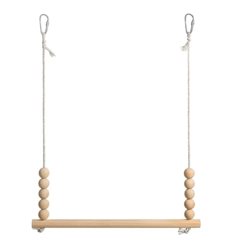 Hühner-Vogel-Schaukel | Holz Natur Hühnerspielzeug | Sichere Stabile Sitzstange Leiter Interaktive Spielbereicherung zum Klettern Ruhen Hahn Hennen Hinterhof Bauernhof Hühner-Vogel-Schaukel | Holz Natur Hühnerspielzeug | Sichere Stabile Sitzstange Leiter Interaktive Spielbereicherung zum Klettern Ruhen Hahn Hennen Hinterhof Bauernhof von Samuliy