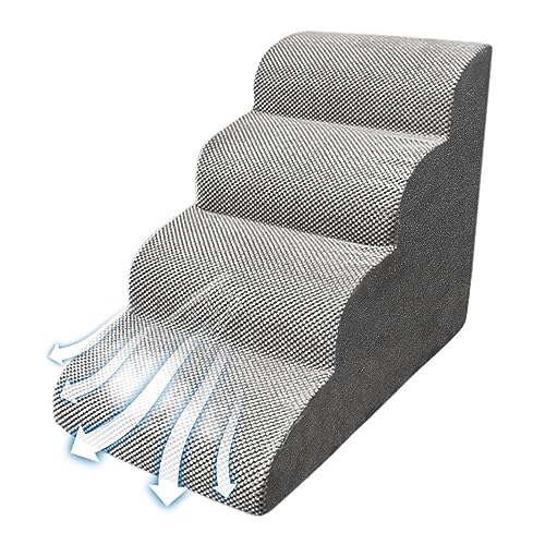 Hundetreppe für Couch – 2/3/4 Welpentreppe für Sofa, Haustier-Hunderampe für ältere Katzen, verletzte Hunde, Hunde und Welpen zum Spielen und Klettern Samuliy Hundetreppe für Couch – 2/3/4 Welpentreppe für Sofa, Haustier-Hunderampe für ältere Katzen, verletzte Hunde, Hunde und Welpen zum Spielen und Klettern Samuliy von Samuliy