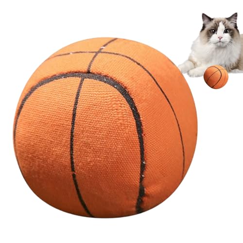 Interaktives Katzenspielzeug – Lustiger interaktiver Katzenball, tragbares Anreicherungsspiel, bunte Wurf-Bissaktivitäten für Haustiere von Samuliy