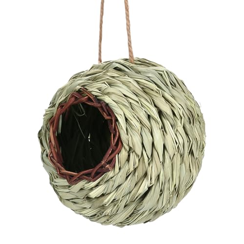 Kolibri-Häuser | Kugelförmiges Hängendes Vogelhaus | Natürliches Handgeflochtenes Habitat Für Garten, Balkon Und Baumschmuck Kolibri-Häuser | Kugelförmiges Hängendes Vogelhaus | Natürliches Handgeflochtenes Habitat Für Garten, Balkon Und Baumschmuck von Samuliy
