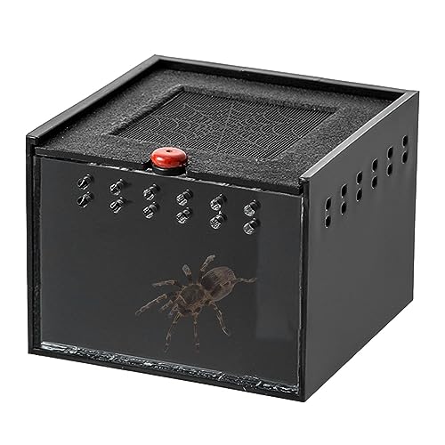 Reptilienbox Container | Schildkrötenlebensraum | Mini-Haustiergehege Schildkröte Transportbehälter Reptilienfütterung Acryl Box für Spinne Einsiedler Krabbe Reptilien Samuliy von Samuliy