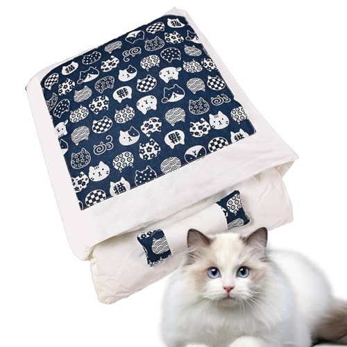 Samuliy Haustierhöhle mit Reißverschluss, Haustierschlafsack, Höhle – weich, waschbar, Katzenbetten, Haustiermatte, Wärmematte, Sack für kleine Katzen, mittelgroße Hunde, Haustiere Samuliy Haustierhöhle mit Reißverschluss, Haustierschlafsack, Höhle – weich, waschbar, Katzenbetten, Haustiermatte, Wärmematte, Sack für kleine Katzen, mittelgroße Hunde, Haustiere von Samuliy