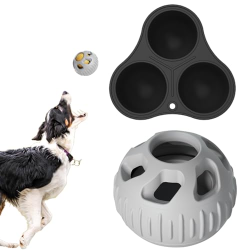 Samuliy Hunde-Puzzle-Ballspielzeug | 2 x Puzzle-Leckerli-Spender | Interaktiver Hunde-Leckerli-Ball, Puzzle-Futterball, sicherer Puzzle-Leckerli-Spender für Haustiere Wel Samuliy Hunde-Puzzle-Ballspielzeug | 2 x Puzzle-Leckerli-Spender | Interaktiver Hunde-Leckerli-Ball, Puzzle-Futterball, sicherer Puzzle-Leckerli-Spender für Haustiere Wel von Samuliy