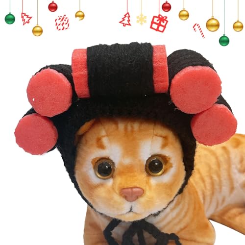 Samuliy Hunde-Strickmütze, warm, weich, Wintermütze, Haustier-Kopfbedeckung, Hundemütze für Katzen, Hunde, Welpen, Kätzchen, für Halloween-Mottoparty, Maskerade Samuliy Hunde-Strickmütze, warm, weich, Wintermütze, Haustier-Kopfbedeckung, Hundemütze für Katzen, Hunde, Welpen, Kätzchen, für Halloween-Mottoparty, Maskerade von Samuliy