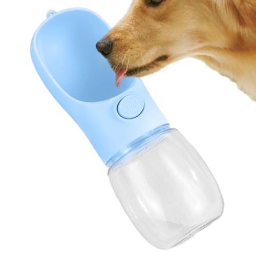 Samuliy Hunde-Wasserflaschenspender, 350 ml, tragbare Haustier-Wasserflasche zum Spazierengehen, auslaufsichere Haustier-Wasserflaschen für große Hunde, Wasserspender, Hunde-Wassernapf, von Samuliy