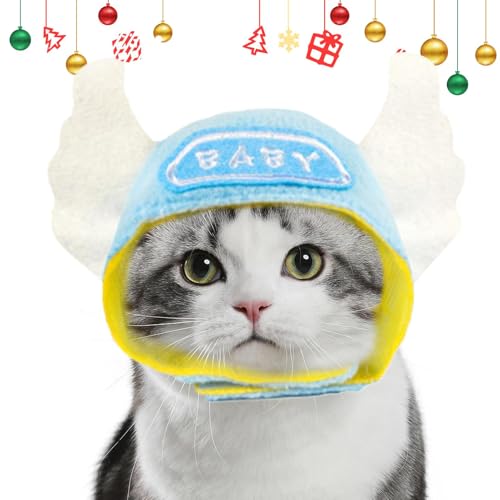 Samuliy Hundehüte für kleine Hunde, weich, lustig, niedlich, Kopfbedeckung für kaltes Wetter, Haustierbedarf, Foto-Requisiten, warme kleine Hüte für Weihnachten, Cosplay, Alltag Samuliy Hundehüte für kleine Hunde, weich, lustig, niedlich, Kopfbedeckung für kaltes Wetter, Haustierbedarf, Foto-Requisiten, warme kleine Hüte für Weihnachten, Cosplay, Alltag von Samuliy