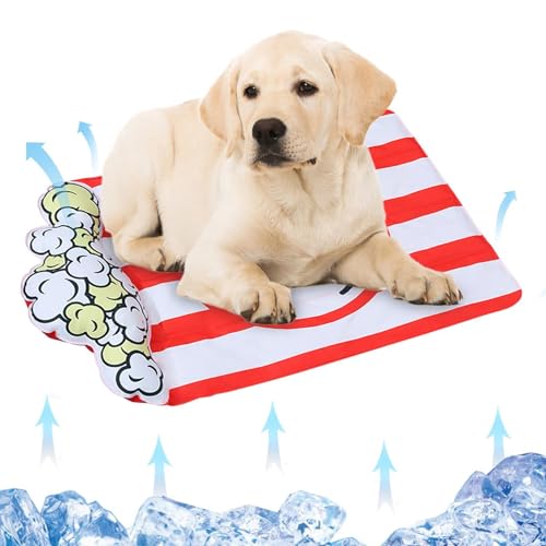 Samuliy Hundekühlmatte - Katzenkühlmatte | Katzenkühlmatte Sommer Kühlmatte - Hundebett Kühlkissen, Tragbare Katzenbett Kühlmatte für Betten, Haustiere, Zwinger, Kisten Samuliy Hundekühlmatte - Katzenkühlmatte | Katzenkühlmatte Sommer Kühlmatte - Hundebett Kühlkissen, Tragbare Katzenbett Kühlmatte für Betten, Haustiere, Zwinger, Kisten von Samuliy