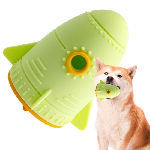 Samuliy Hundespielzeug, Leckerli-Spender, interaktives Dosieren und langsames Füttern, Puzzle-Spielzeug, Hunde-Puzzle, Futterspender für langsames Füttern, Futterleckage, Puzzle-Ball in Raketenform, Samuliy Hundespielzeug, Leckerli-Spender, interaktives Dosieren und langsames Füttern, Puzzle-Spielzeug, Hunde-Puzzle, Futterspender für langsames Füttern, Futterleckage, Puzzle-Ball in Raketenform, von Samuliy