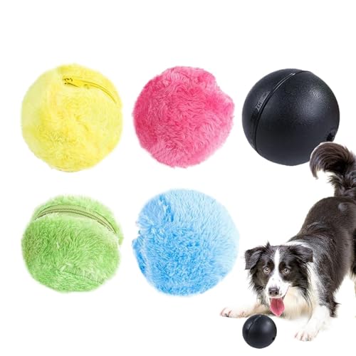 Samuliy Hundespielzeug Ball - Tragbarer Intelligenter Spielball,Interaktives Plüschspielzeug Gegen Langeweile, Zur Zahnfleischmassage Und Für Starke Kauer Samuliy Hundespielzeug Ball - Tragbarer Intelligenter Spielball,Interaktives Plüschspielzeug Gegen Langeweile, Zur Zahnfleischmassage Und Für Starke Kauer von Samuliy
