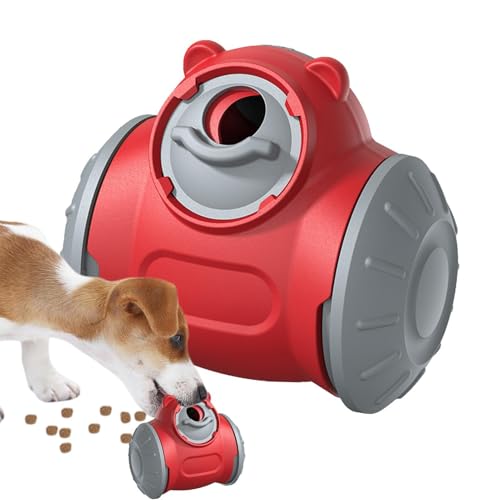 Samuliy Hundespielzeug mit Rollen, interaktiver Futterspender, Anreicherungsspielzeug, Welpen-Leckerli-Spender zum Beißen, Training, Spielen, Kauen Samuliy Hundespielzeug mit Rollen, interaktiver Futterspender, Anreicherungsspielzeug, Welpen-Leckerli-Spender zum Beißen, Training, Spielen, Kauen von Samuliy