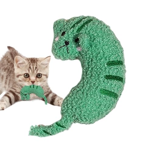 Samuliy Katzen-Kauspielzeug | Cartoon-Kauspielzeug in Katzenform für Hunde und Katzen – Kätzchen-Sound, Spielzeug für Zuhause, Ausflug, Tiergeschäft, Camping, Tierheim von Samuliy