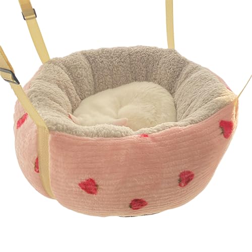 Samuliy Katzenhängematten für Indoor-Katzen, Katzen-Hängematten-Bett, Plüsch-Hängematten-Bett, rutschfeste Unterseite mit verstellbaren Riemen und Haken für Katzenkäfig Samuliy Katzenhängematten für Indoor-Katzen, Katzen-Hängematten-Bett, Plüsch-Hängematten-Bett, rutschfeste Unterseite mit verstellbaren Riemen und Haken für Katzenkäfig von Samuliy