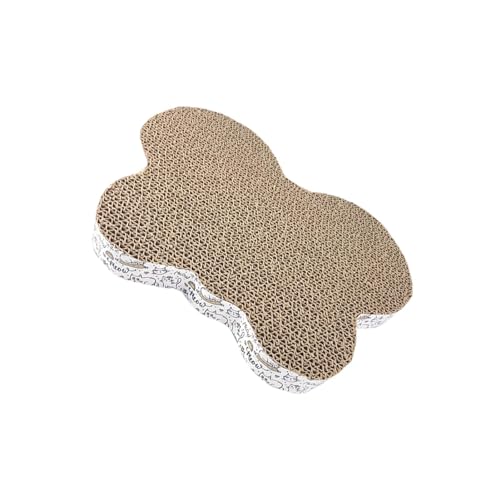 Samuliy Katzenkratzer - Katze Pappspielzeug Board - Wiederverwendbare Karton Katze Scratch Pad Interaktives Trainingsspielzeug für Kleine Mittlere Katzen Samuliy Katzenkratzer - Katze Pappspielzeug Board - Wiederverwendbare Karton Katze Scratch Pad Interaktives Trainingsspielzeug für Kleine Mittlere Katzen von Samuliy