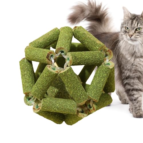 Samuliy Katzenminze-Kauspielzeug für Katzen, Katzenspielzeug, Bälle mit Katzenminze – interaktives Katzenminze-Spielzeug, bissfestes Kauspielzeug zum Reinigen der Zähne, zum Entspannen von Samuliy Katzenminze-Kauspielzeug für Katzen, Katzenspielzeug, Bälle mit Katzenminze – interaktives Katzenminze-Spielzeug, bissfestes Kauspielzeug zum Reinigen der Zähne, zum Entspannen von von Samuliy