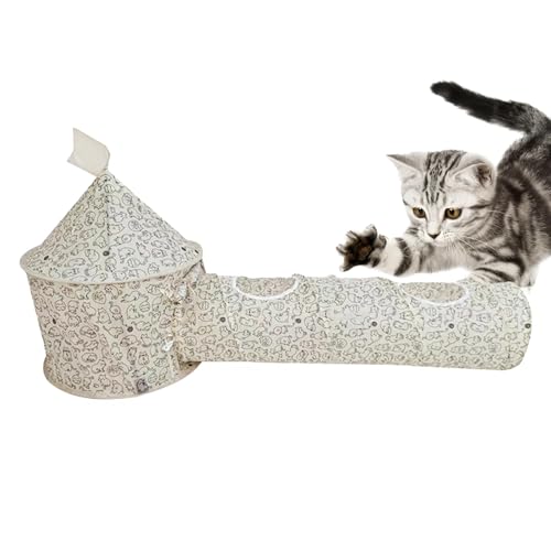 Samuliy Katzentunnel für Indoor-Katzen | Interaktives Tunnelrohr für Haustier | Faltbare Katzenzeltrohre Tragbare Indoor Outdoor Zwinger Katzentunnel Rohr Zelt für Katzen Welpen Kaninchen Samuliy Katzentunnel für Indoor-Katzen | Interaktives Tunnelrohr für Haustier | Faltbare Katzenzeltrohre Tragbare Indoor Outdoor Zwinger Katzentunnel Rohr Zelt für Katzen Welpen Kaninchen von Samuliy
