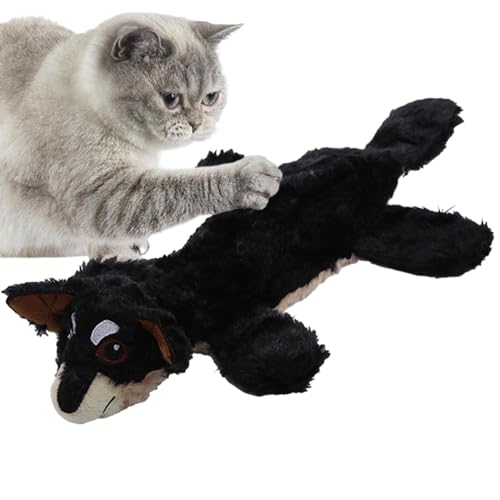 Samuliy Kauspielzeug für Hunde, quietschendes Kauspielzeug aus Plüsch, quietschendes Kauspielzeug für mittelgroße Katzen, kleine Welpen, Haustiere von Samuliy