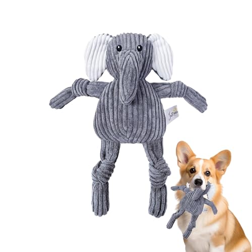 Samuliy Kauspielzeug für Hunde – Hundespielzeug aus Plüsch mit Geräuschen, wiederverwendbares Kauspielzeug in Tierform, Kauspielzeug für kleine und mittelgroße Welpen und Katzen Samuliy Kauspielzeug für Hunde – Hundespielzeug aus Plüsch mit Geräuschen, wiederverwendbares Kauspielzeug in Tierform, Kauspielzeug für kleine und mittelgroße Welpen und Katzen von Samuliy