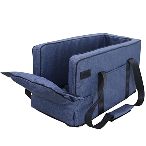 Samuliy Konsole Hund Autositz Haustier Booster, kleine Hunde/Katze Booster Sitze auf Auto interaktiver Haustiersitz | Reisetrage Käfig, weiche, waschbare Reisetaschen für Hunde, Katzen oder andere Samuliy Konsole Hund Autositz Haustier Booster, kleine Hunde/Katze Booster Sitze auf Auto interaktiver Haustiersitz | Reisetrage Käfig, weiche, waschbare Reisetaschen für Hunde, Katzen oder andere von Samuliy