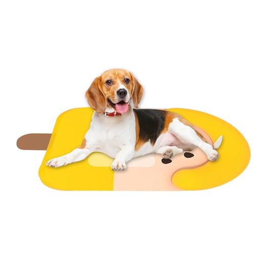 Samuliy Kühlmatte für Hunde – am Stiel, weiche Eismatte zum Kühlen, wasserdichtes Hundebett, atmungsaktive, Bequeme Kühldecke mit Kissen für Zuhause, Cattery Samuliy Kühlmatte für Hunde – am Stiel, weiche Eismatte zum Kühlen, wasserdichtes Hundebett, atmungsaktive, Bequeme Kühldecke mit Kissen für Zuhause, Cattery von Samuliy