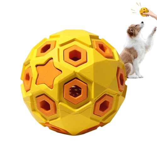 Samuliy Quietschbälle für Hunde | Gummi-Sternform, kichernde Quietschbälle für Hunde, bissfestes Trainingszubehör, tragbares multifunktionales Hundespielzeug für Kätzchen, Hunde, Haustiere von Samuliy
