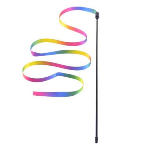 Samuliy Regenbogen-Katzen-Spielzeug – Regenbogen-Katzenspielzeug, interaktiv für Indoor-Katzen, lustiges Kätzchen-Spielzeug, Katzenangel-Spielzeug für gelangweilte Indoor-Katzen und Bewegung Samuliy Regenbogen-Katzen-Spielzeug – Regenbogen-Katzenspielzeug, interaktiv für Indoor-Katzen, lustiges Kätzchen-Spielzeug, Katzenangel-Spielzeug für gelangweilte Indoor-Katzen und Bewegung von Samuliy