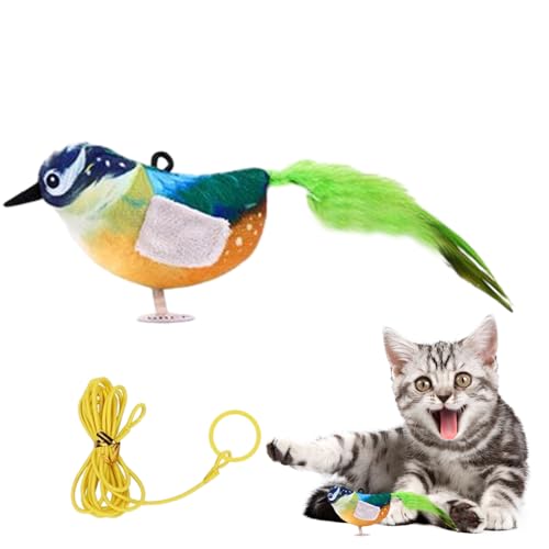 Samuliy Simulationsspielzeug für Vögel, Katzen, Plüsch, interaktives Quietschspielzeug, für kleine Hunde, mittelgroße Welpen Samuliy Simulationsspielzeug für Vögel, Katzen, Plüsch, interaktives Quietschspielzeug, für kleine Hunde, mittelgroße Welpen von Samuliy