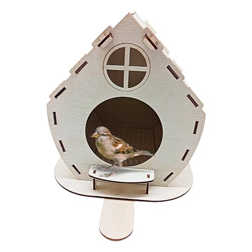 Samuliy Vogelnest aus, Vogelhaus, für den Außenbereich, Einsteck- und Zapfenstruktur, Vogelfutterhaus für Baum, Fenster, Wand und Dach Samuliy Vogelnest aus, Vogelhaus, für den Außenbereich, Einsteck- und Zapfenstruktur, Vogelfutterhaus für Baum, Fenster, Wand und Dach von Samuliy